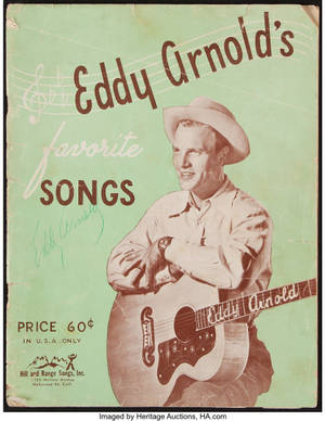 Eddy Arnold Favorite Songs Cover Wallpaper