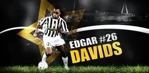 Edgar Davids #26 Graphic Design Wallpaper