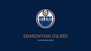 Edmonton Oilers Logo Lets Go Wallpaper