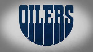 Edmonton Oilers Nhl Minimalist Blue Wallpaper