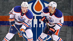 Edmonton Oilers Nhl Nugent And Hall Wallpaper