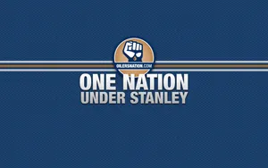 Edmonton Oilers One Nation Wallpaper