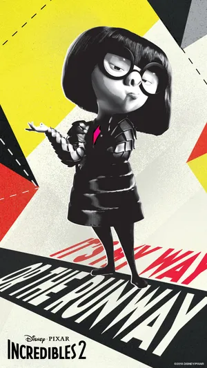 Edna Mode Incredibles 2 Wallpaper