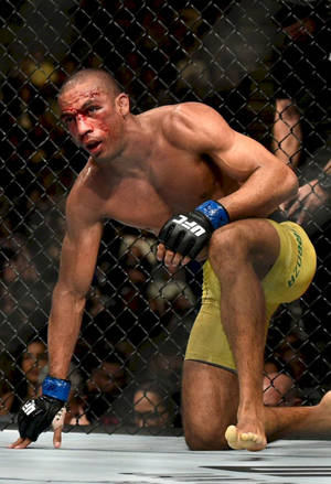 Edson Barboza On One Knee Wallpaper