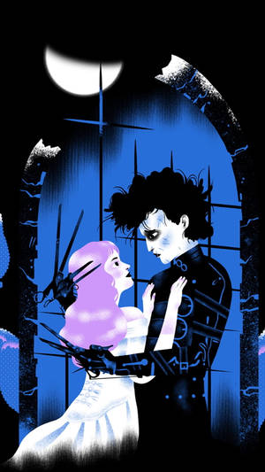 Edward Scissorhands Animated Version Wallpaper