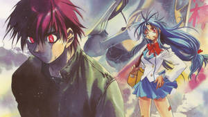 Eerie Full Metal Panic Poster Wallpaper