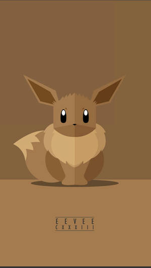 Eevee Brown Aesthetic Iphone Wallpaper