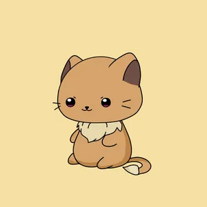 Eevee Cartoon Cute Cat Pfp Wallpaper