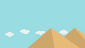 Egyptian Pyramid Cartoon Wallpaper