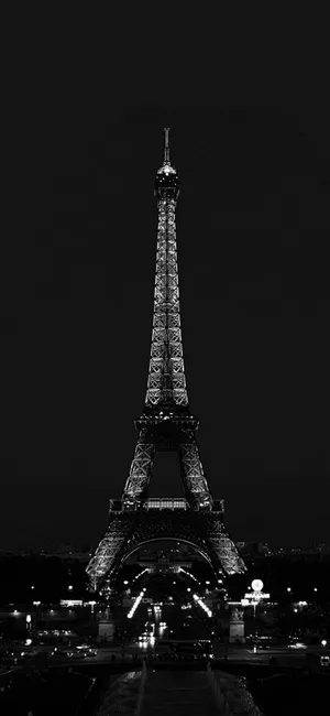Eiffel Tower Iphone Dark Wallpaper