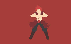 Eijiro Kirishima Minimalist Wallpaper