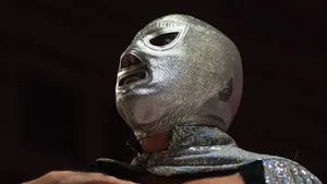 El Santo Silver Mask Wallpaper