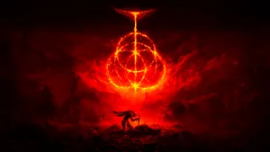 Elden Ring Red Aesthetic Art Wallpaper