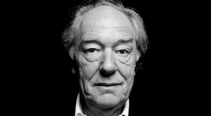 Elderly Man Blackand White Portrait Wallpaper