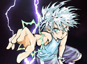 Electric Killua Zoldyck Wallpaper