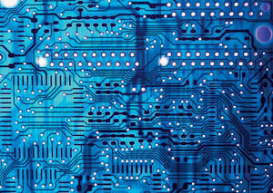 Electronics Blue Board Wallpaper
