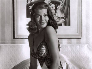 Elegance Of The Golden Era - Rita Hayworth Wallpaper