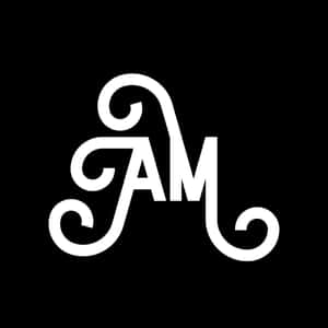 Elegant_ A M_ Monogram Wallpaper