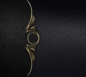 Elegant Black Gold Wallpaper