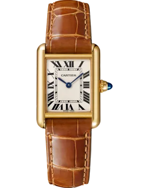 Elegant Cartier Leather Watch Wallpaper