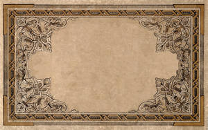 Elegant Old Ornate Border Book Cover Wallpaper