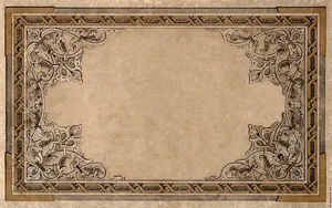 Elegant Old Ornate Border Book Cover Wallpaper