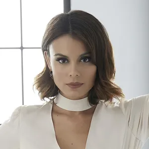 Elegant Portrait White Blouse Wallpaper