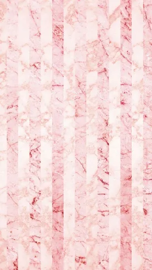 Elegant Stripes Of Pink Marble Wallpaper