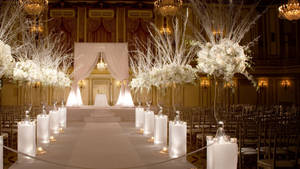 Elegant Wedding Venue Wallpaper