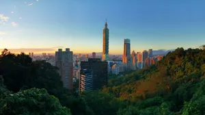 Elephant Mountain And Taipei Wallpaper