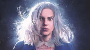 Eleven From Stranger Things Uses Her Powerful Telekinetic Powers To Move Objects With Her Mind Wallpaper