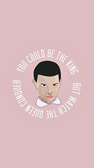 Eleven In All Her Power And Glory - Aesthetic Stranger Things Eleven Wallpaper