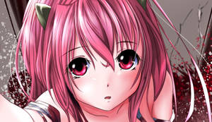 Elfen Lied Adorable Lucy Fanart Wallpaper