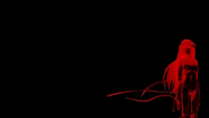 Elfen Lied Red And Black Filter Wallpaper