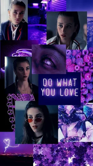 Elite Purple Rebeka Mood Board Wallpaper