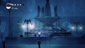 Embark On The Adventure Of Hollow Knight Wallpaper