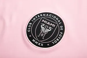 Emblematic Inter Miami Fc Pink Logo Digital Art Wallpaper