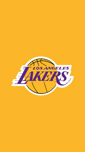 Embrace Laker Nation With This Eye-catching Lakers Iphone Wallpaper Wallpaper