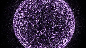 Embrace The Beauty Of Sparkly Purple Glitter Wallpaper