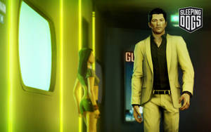 Embrace The Detailed World Of Sleeping Dogs Wallpaper