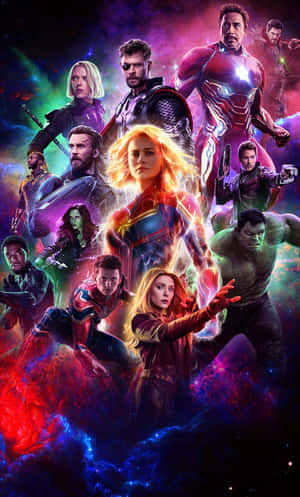 Embrace The Hero Within: Marvel & Dc Iphone Wallpaper