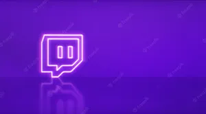Embrace The Power Of Online Streaming With Neon Twitch Wallpaper