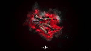 Embrace The Red Aesthetic With Csgo Wallpaper