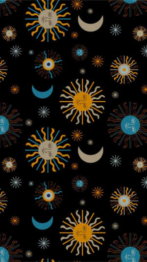 Embracing The Cosmic Balance Wallpaper