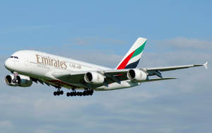 Emirates Airbus A380 Wide-body Wallpaper