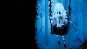 Emo Girl Hanging Around Wallpaper