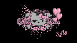 Emo Hello Kitty - Dark But Lovely Wallpaper
