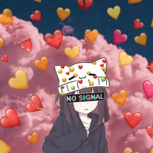 Emoji Girl Taking A Selfie Wallpaper