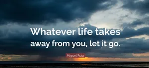 Emotional Release - Visual Interpretation Of 'let It Go' By Miguel Ruiz Wallpaper