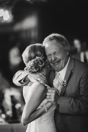 Emotional Wedding Hug Wallpaper
